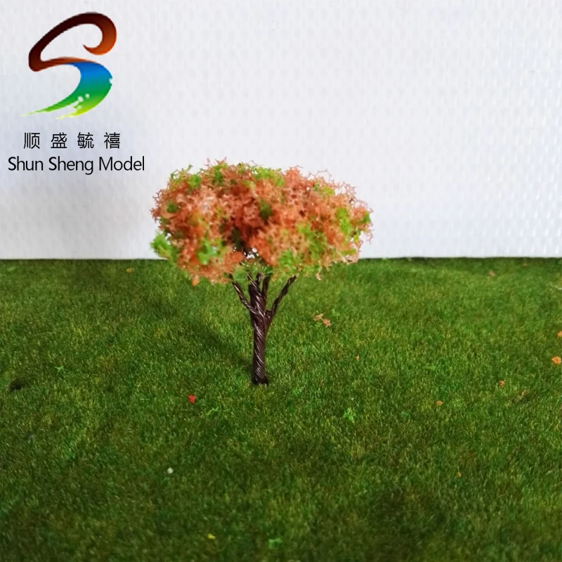 Beste 50 STKS 3.5 CM architectonische model maken building materiaal outdoor, Architectonisch model boom, Schaal Trein Lay Set Model bomen