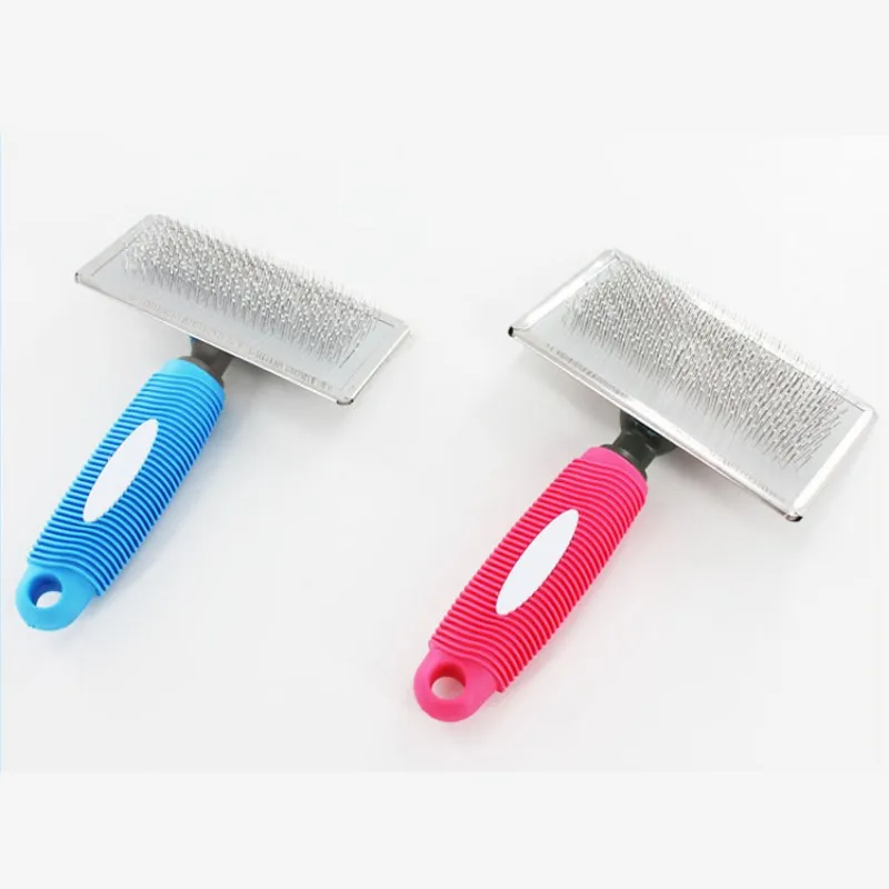 Dog Stainless Steel Comb with Thread Handle for Removing Hair Knot Pet