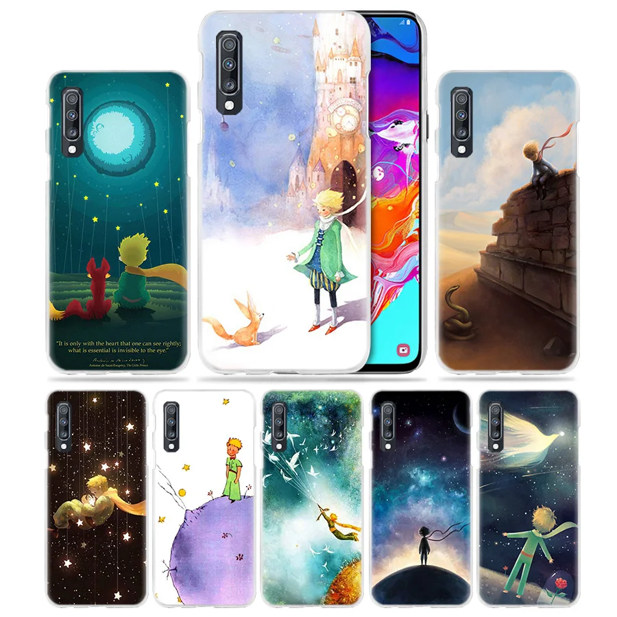 Чехол The Little Prince для Samsung Galaxy A50 A70 A20e A40 A30 A20 A10 A71 A51 A9 A7 2018 жесткий прозрачный чехол