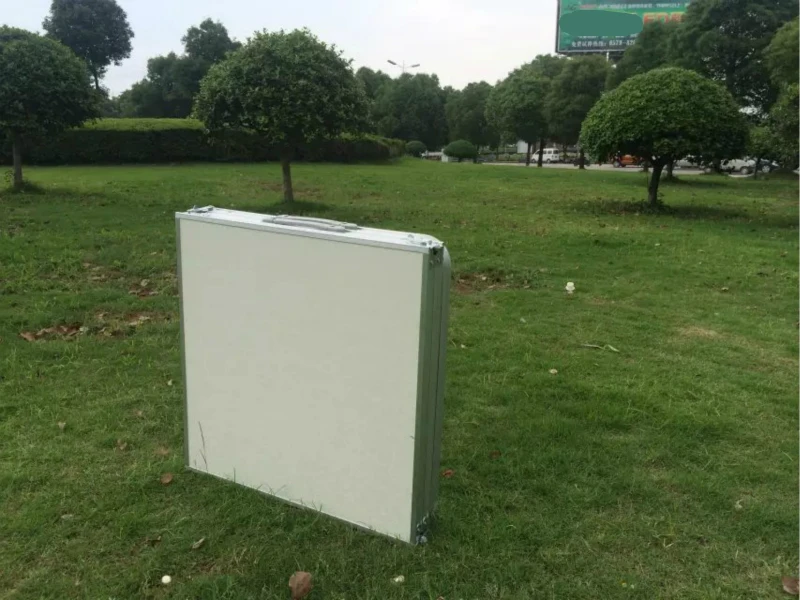 Alargar Mesa portátil al aire libre multifunción Camping barbacoa escritorio con taburete plegable levantó comedor mesa y silla estable