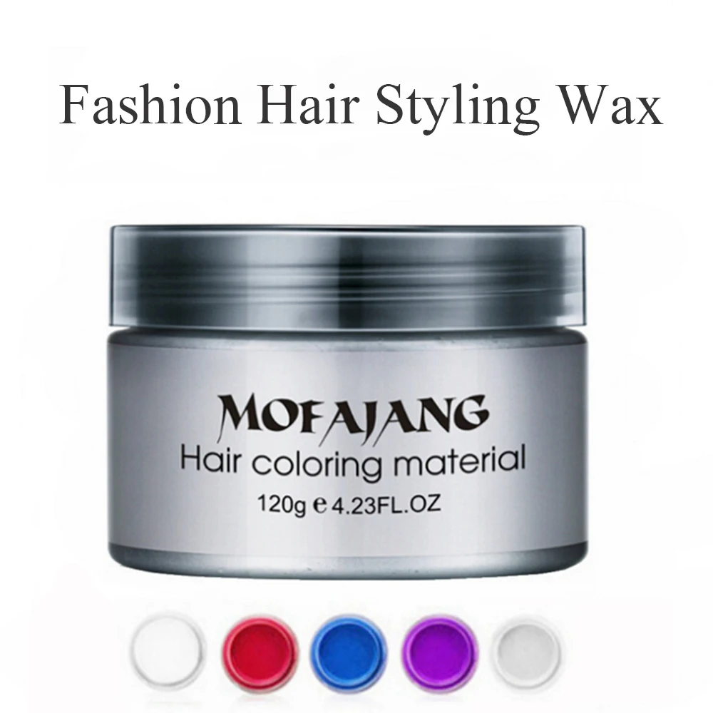 5 Colors 120 ML Temporary Hair Color Dye Cream Disposable DIY Hair Coloring Products Colored Wax Mud Fashion Hair Styling Tool (26)