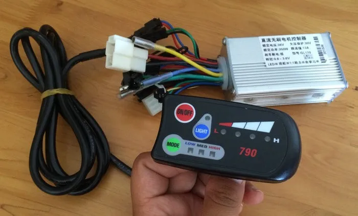 2019 24v36V48V250W 1000w Controller And LED Display For Electric Bike