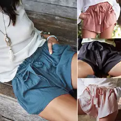 Hirigin Новый стиль Для женщин Дамская мода летние полосатые Повседневное сексуальные шорты Шорты с высокой талией верхняя одежда женская