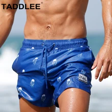 Taddlee брендовые сексуальные мужские шорты купальные для доски купальники большого размера Длинная пляжная одежда мужские плавки мужские пляжные серфинги быстросохнущие Новые