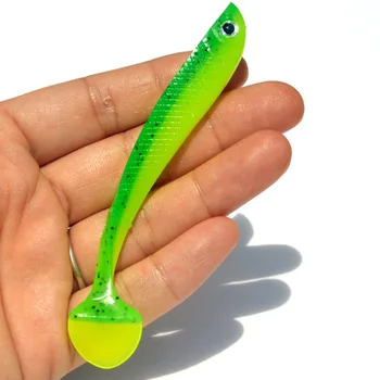 

Bulk Free Sample 5pcs 11cm 6g Paddle Tail Handmade Soft Plastic Fishing Bait Manual Silicone Lures for Trout