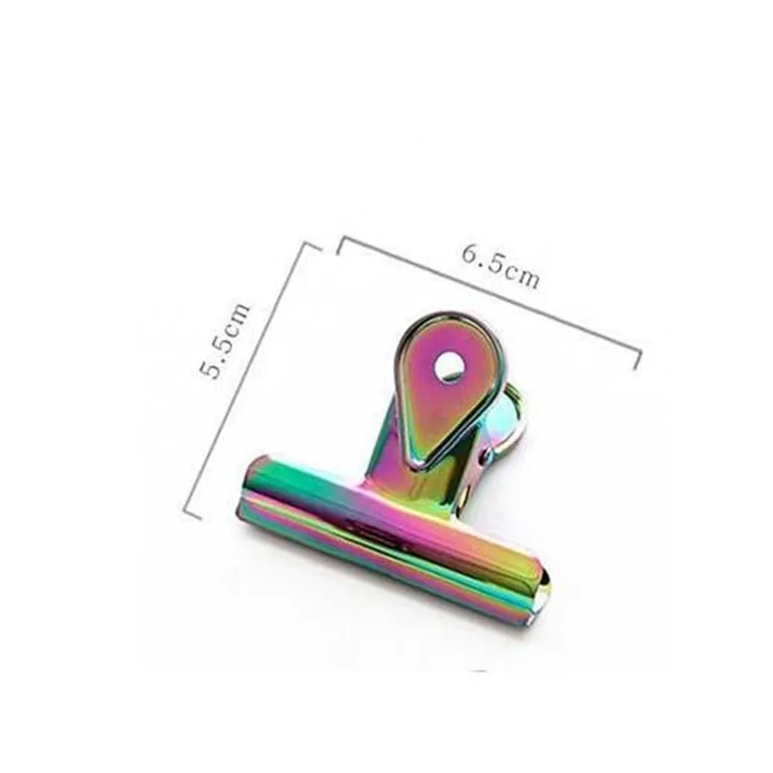 Бесплатная доставка (3 шт./лот) 65 мм капли воды клипы бульдог клип нержавеющая сталь скрепки офисные металлические Билл клип