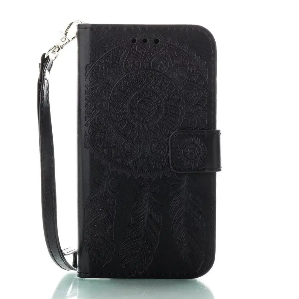 Кожаный чехол-бумажник для samsung galaxy S10 Lite S9 S8 Plus Note 9 8, чехол на магните для телефона - Цвет: Black