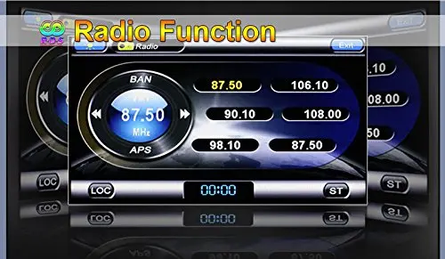 Cheap HD Double 2 Din 7" Car PC Digital Touch Screen In Dash Car Radio Stereo DVD Player Radio TV iPod Steering wheel SD+USB+Mic+AUX+B 5