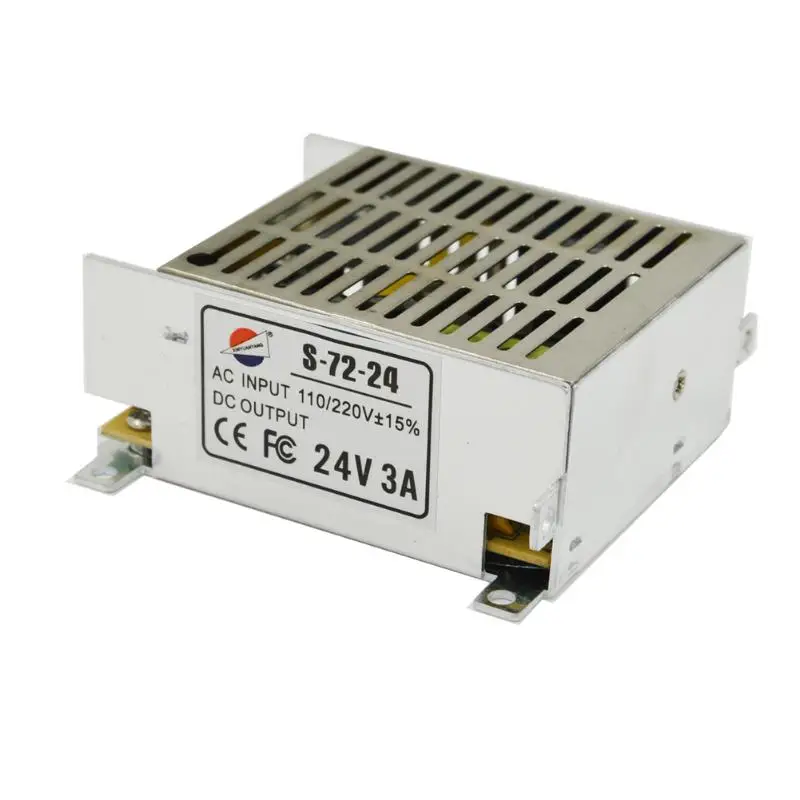 

S-72-24 24V 3A Small Iron Box LED Non-waterproof Switching Power Supply