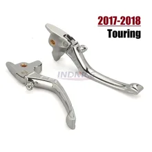 Фрезерный станок с ЧПУ с хромированным покрытием сцепления тормозные рычаги для Harley touring street glide дорога, скользкая, ультра рычаг ручного управления- tourings модель