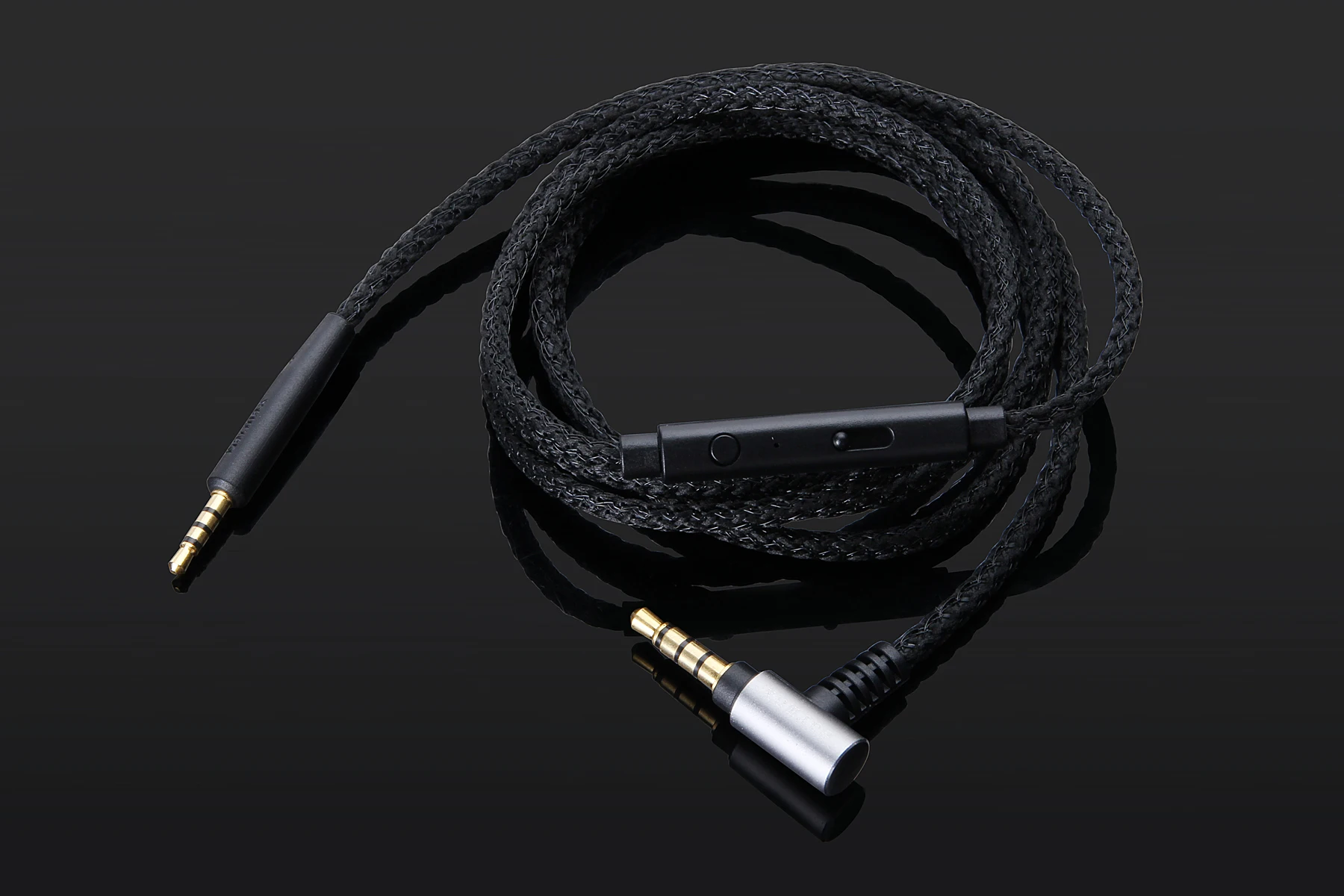 Сменный серебристый аудиокабель с удаленным микрофоном для Bose SoundTure SoundLink QuietComfor