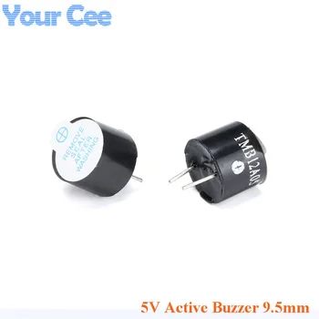 

10pcs 5V Active Buzzer Alarm Sounder Speaker Electromagnetic SOT Height 9.5mm