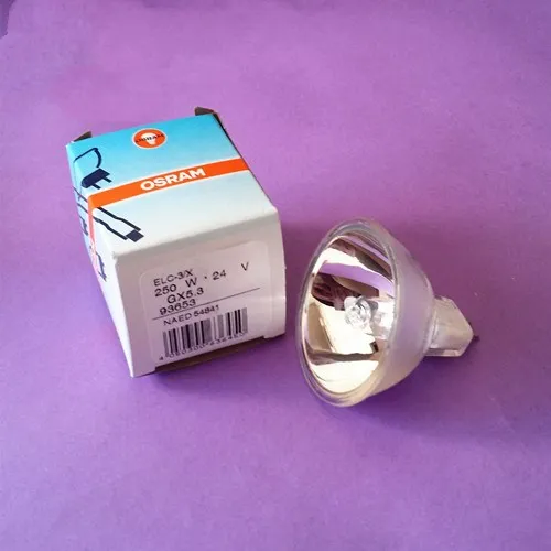 Ushio 1000318 ELC - Escenario Y Estudio - MR16 - 0.630 In/impresora - Bombillas De 250 Vatios - 24 Voltios - Base GX5.3 - 3400K