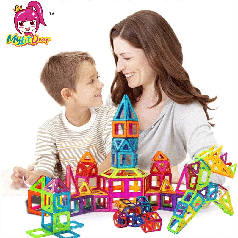 78 шт., стандартный размер, магнитные игрушки, Магнитная конструкция, набор дизайнерских детских игрушек, развивающие игрушки для детей