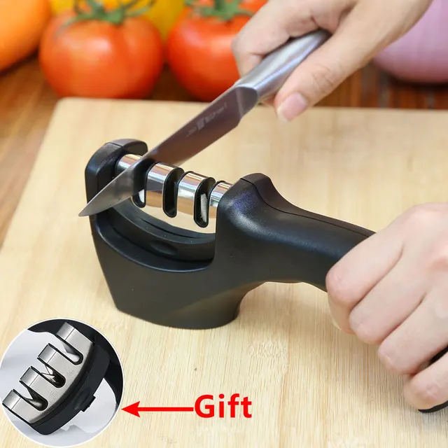 kitchen Professional knife Sharpener Stainless Steel Ceramic Diamond