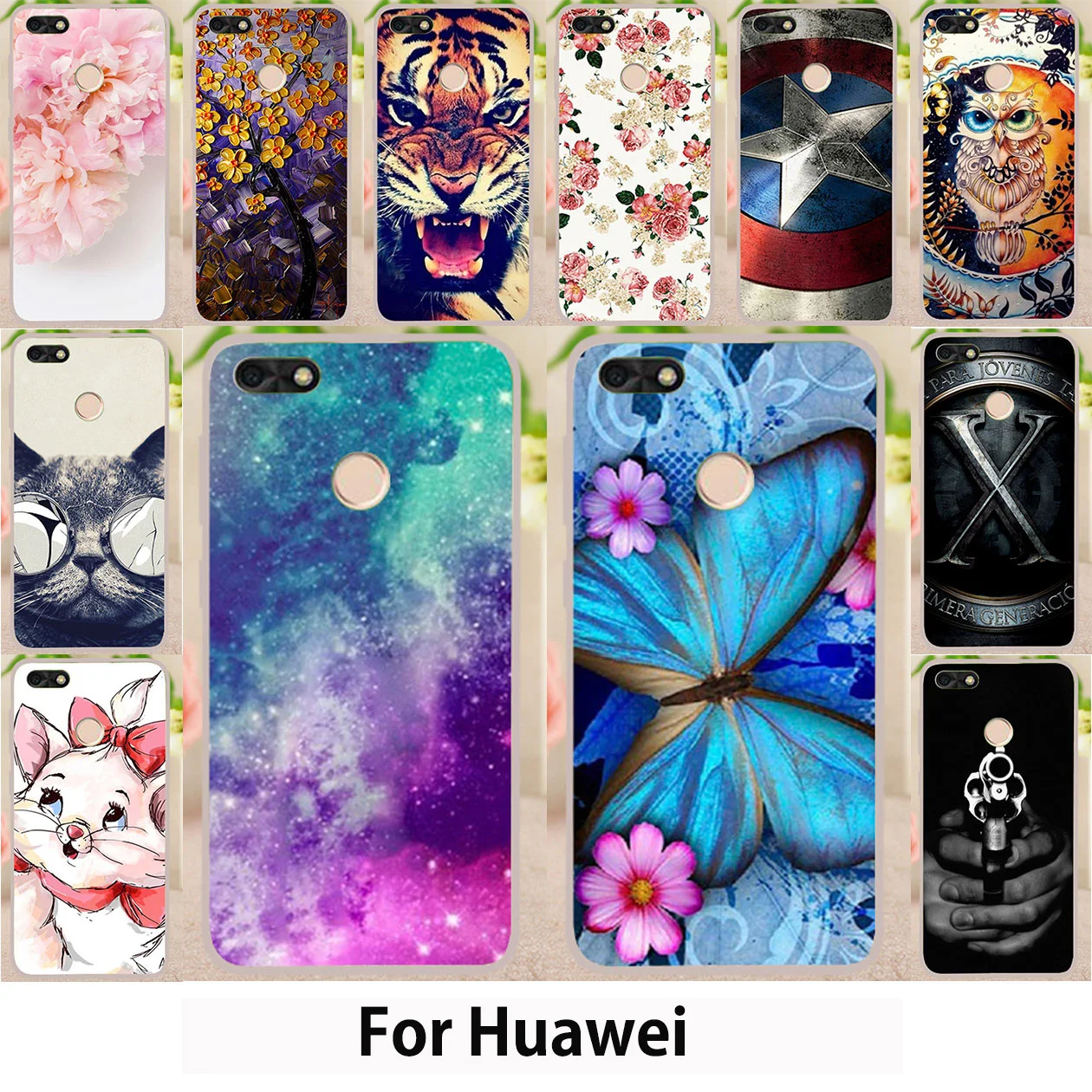 

Walcox Case For Huawei P9 lite mini Case Nova Lite 2017 Y7 Prime Y9 2018 GR3 G6 G7 G8 P6 P7 Mini Honor V10 V8 V9 Play Mate RS