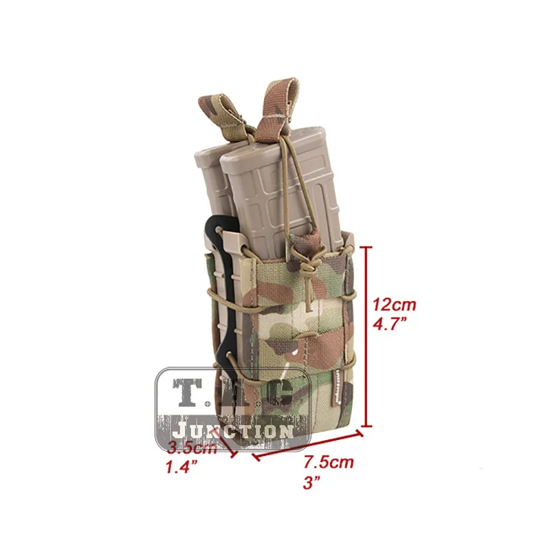 Emerson двойной винтовки модульный подсумок для 5,56 M4 M16 AR15 SR52 P-MAGS M1A1 G3 разгрузка emersongear магазинная сумка для обоймы Перевозчик