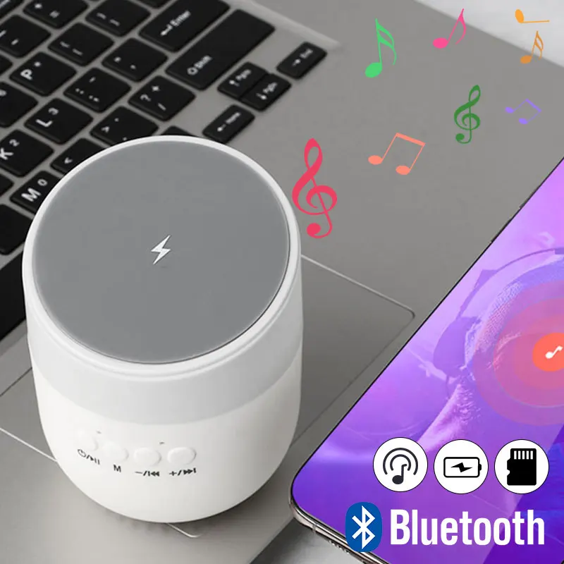 Bluetooth 4 0 говорящий радиоприемник сильный бас открытый сабвуфер Мини