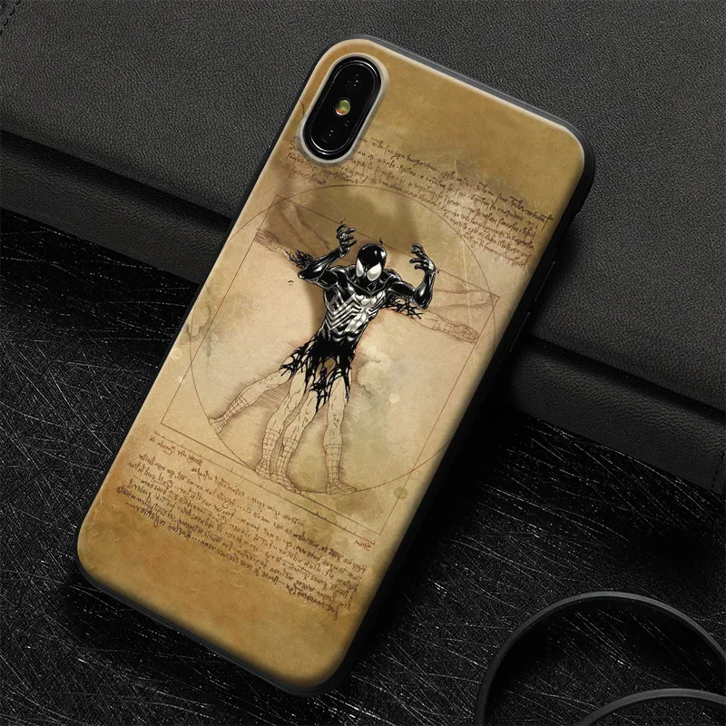 

Venom Symbiote Spider-Man Vitruvian Soft Silicone Phone Case Cover Shell For Apple IPhone 5 Se 5s 6 6s Plus 7 8 7Plus 8Plus X