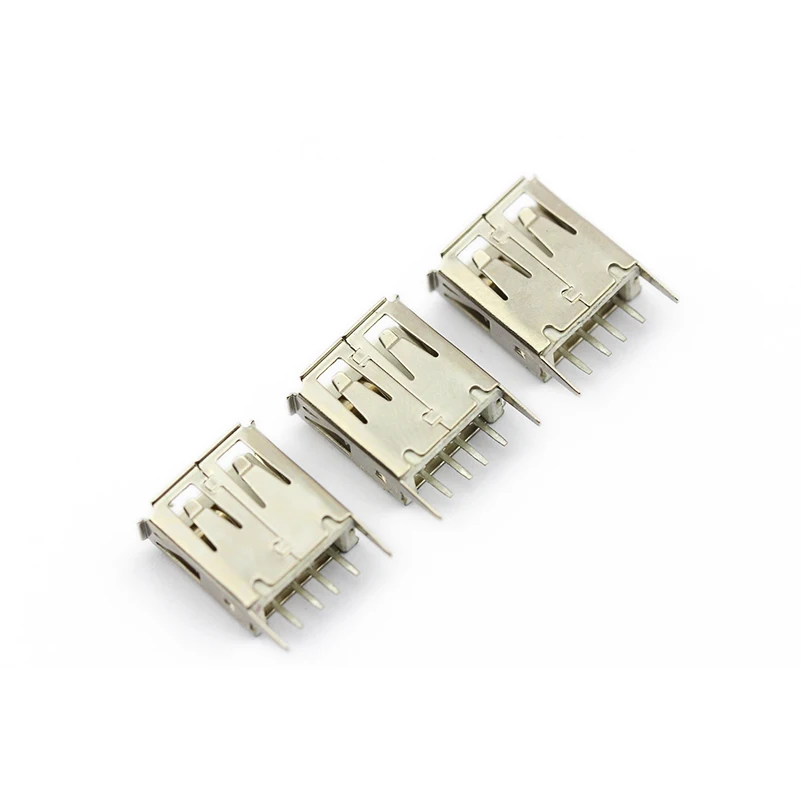 Бесплатная доставка вертикальная USB A на 180 градусов гнездо с интерфейсом прямая