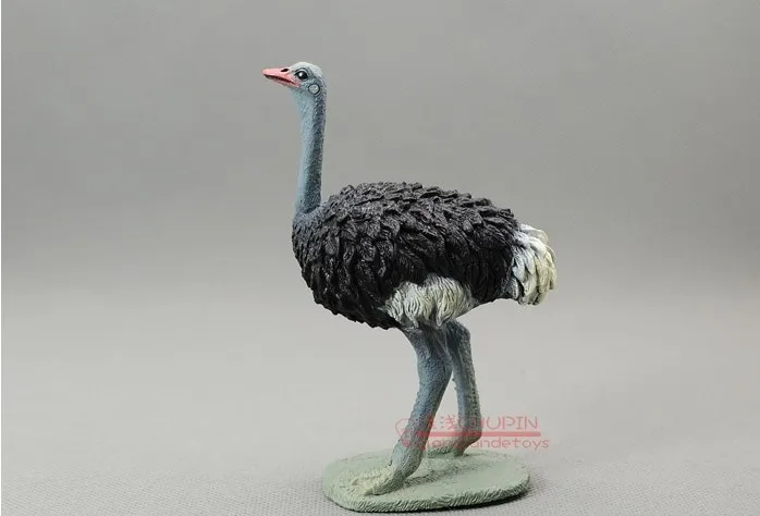 Animas Solid Model Hewan Mainan Besar Burung Unta In Aksi Toy