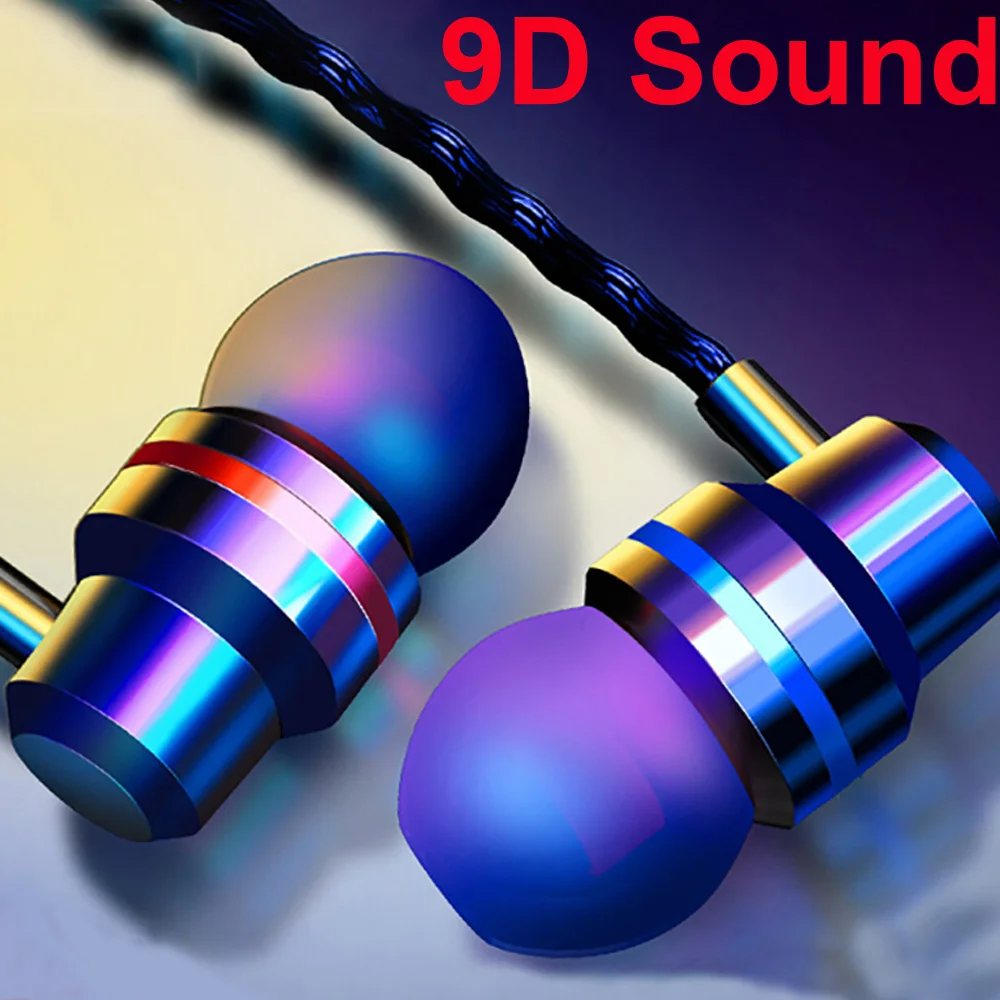 

3.5MM Wired Super Bass Earphone Sport Headphones Noise Canceling With Mic Gaming Headset For Xiaomi Redmi Note 7 6 Pro Earbuds