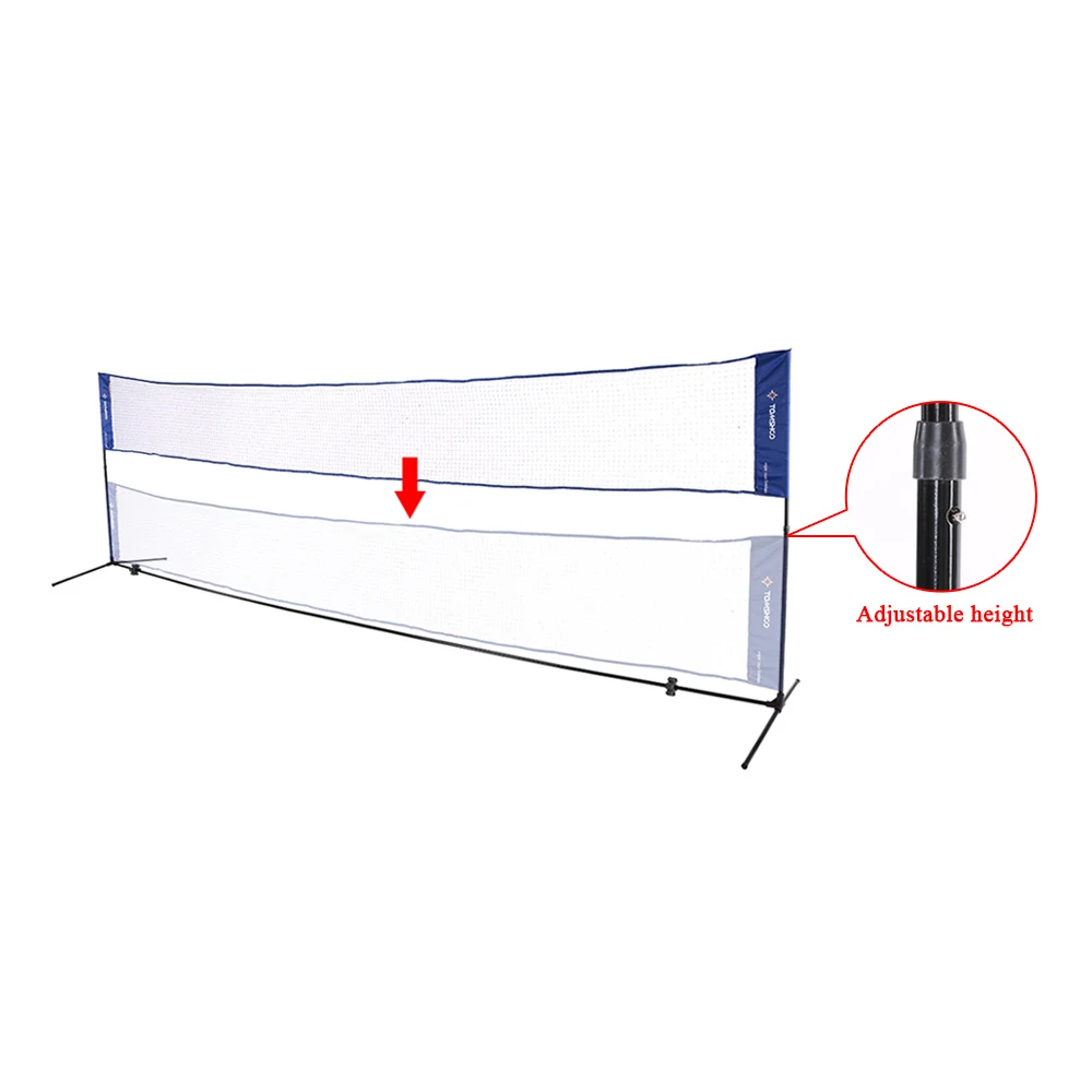 tomshoo 3m 5m portable quickstart tennis badminton net system indoor volleyball equipments list