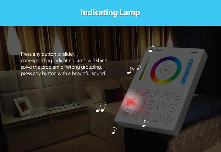 Milight B0 B1 B2 B3 B4 B8 4-Zone 8 Zone 2,4 GHz беспроводная wifi Сенсорная панель диммер/RGBW/RGB+ CCT светодиодный умный пульт дистанционного управления