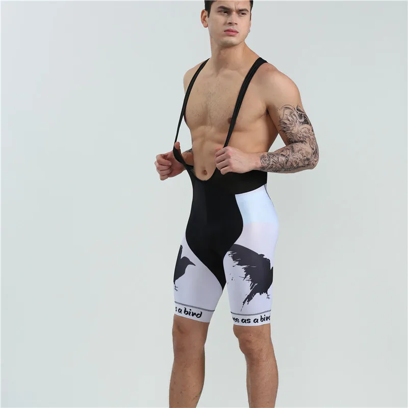 Men white eagle triathlon suit bretelle ciclismo 2019 cycling team bike jersey set hombre breathable cycling clothes bicicleta