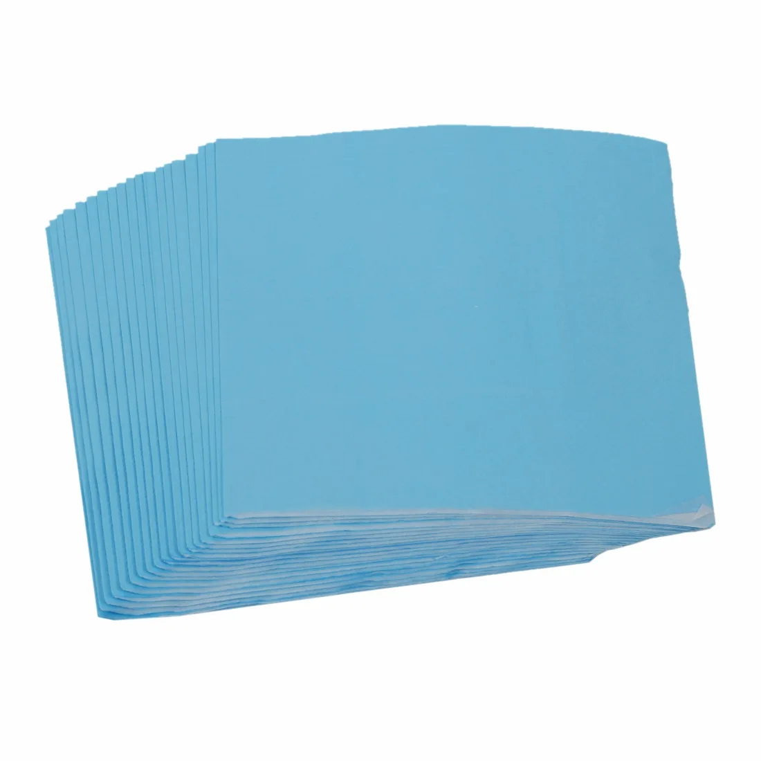 

20 pcs /1 pack Solid Color Printed Paper Napkin blue