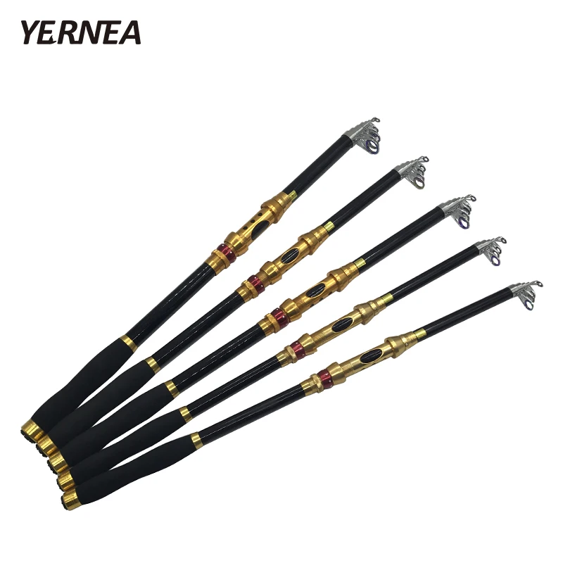 

Yernea High Quality Carbon Fiber Telescopic Fishing Rod 2.1M 2.4M 2.7M 3.0M 3.6M Spinning Carbon Fishing Rod Carp Feeder Rod