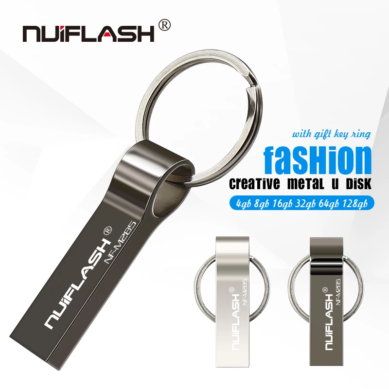 Pendrive USB 2,0 de alta velocidad, de Metal, 32GB, 64GB, 128GB, resistente al agua, Memoria Flash usb, memoria USB, memoria USB de 16GB