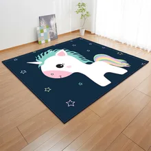 Модные милые единороги печатные 3D ковры для гостиной дома большой площади ковры для спальни большого размера, мягкий ковер Alfombra коврик для гостиной