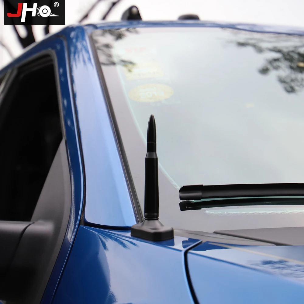JHO короткая радиоантенна для Ford F150 2009- Raptor Pickup, аксессуары для укладки, цилиндрическая стильная короткая антенна 15