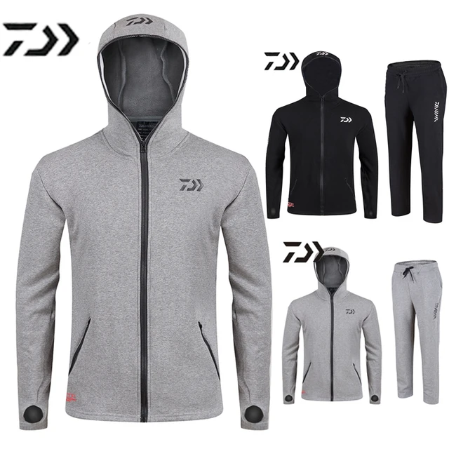 Cheap fishing apparel hoody full zipper sports fishing clothes jacket pants outdoor sports pockets fishing vests