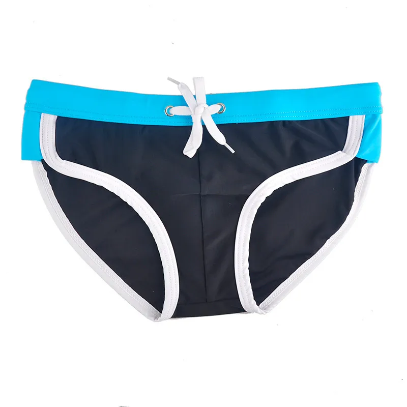 Мужские сексуальные трусы Briefs swim ming Sea пляжный водный спортивный плавки шорты со шнурком тонкий купальник брюки 4 цвета