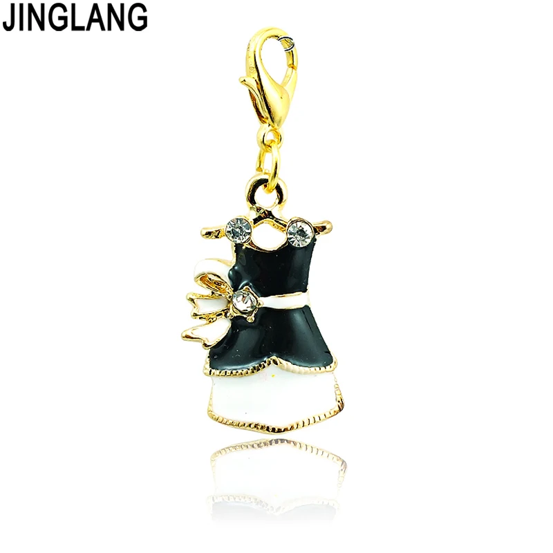 JINGLANG Free Shipping Brand New Fashion Girls Charms Rhinestone Black