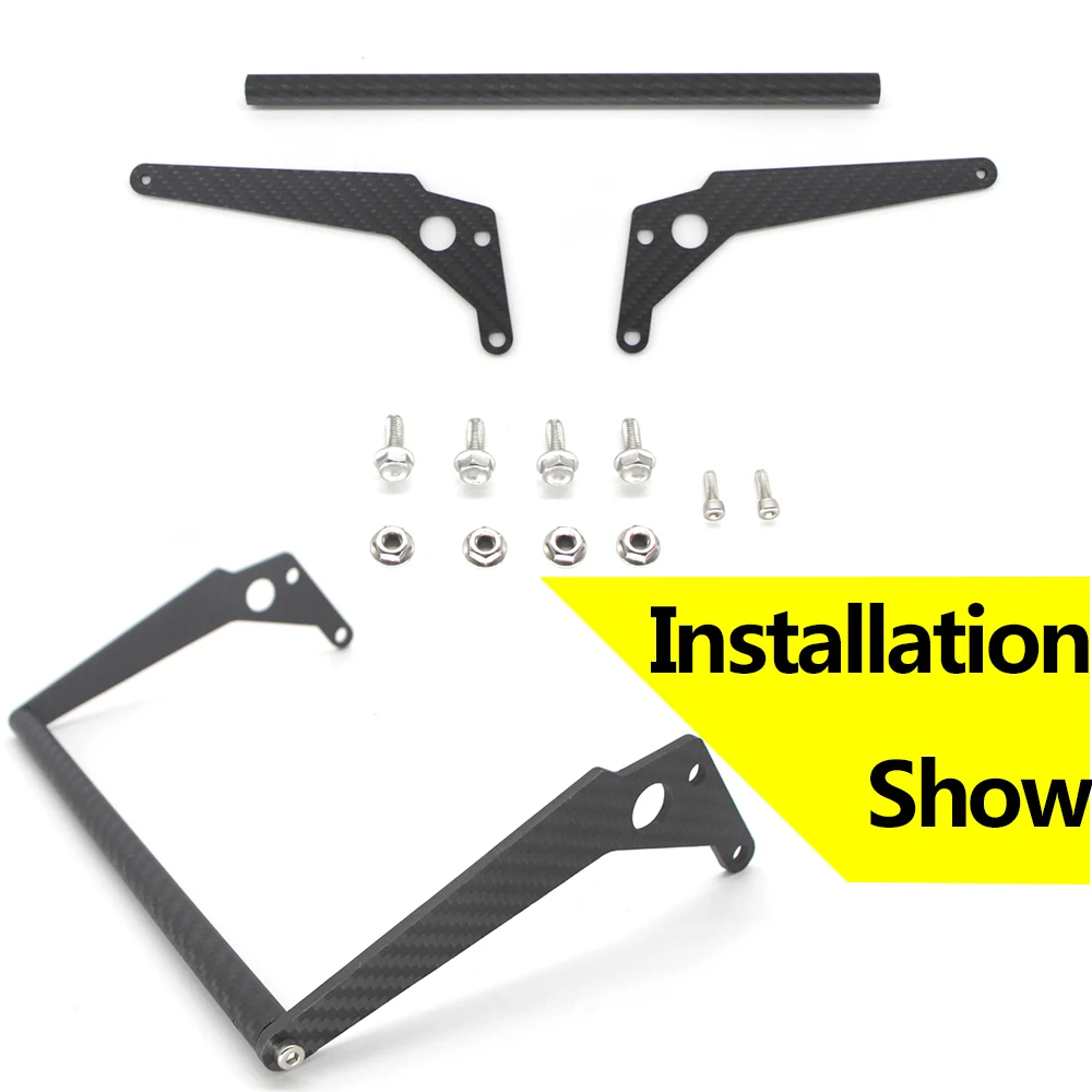 

Carbon Fiber Mobile Phone Navigation Handlebar Bracket For BMW R1200GS ADV LC 13-18 R1250GS R 1200 GS Adventure R 1250 GS 2019