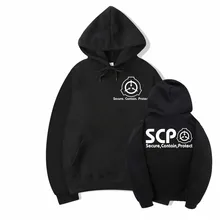 Толстовки для мужчин SCP специальный содержит мужчин t процедуры основа Толстовка мужчин s пуловер, флисовая толстовка осень зима толстовка унисекс