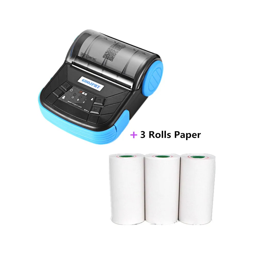 Cheapest Bluetooth USB 80MM Thermal Bills Receipt Printer DC5V iOS Andorid Mobile Phones Win10 for Bars Clubs Supermarkets Store best portable photo printer