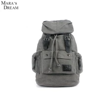 Mara de Rêve de La Nouvelle Hommes De Mode Toile Sac À Dos Mâle Version Coréenne L’afflux Lycée Étudiants Loisirs Sacs marée Sac