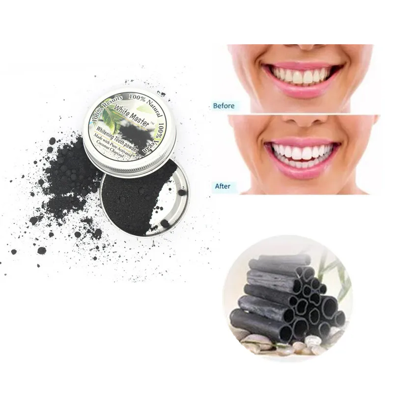 Whitening Teeth Powder Natural Bamboo Charcoal Tooth Organic Coconut Shell Carbon Oral Hygiene