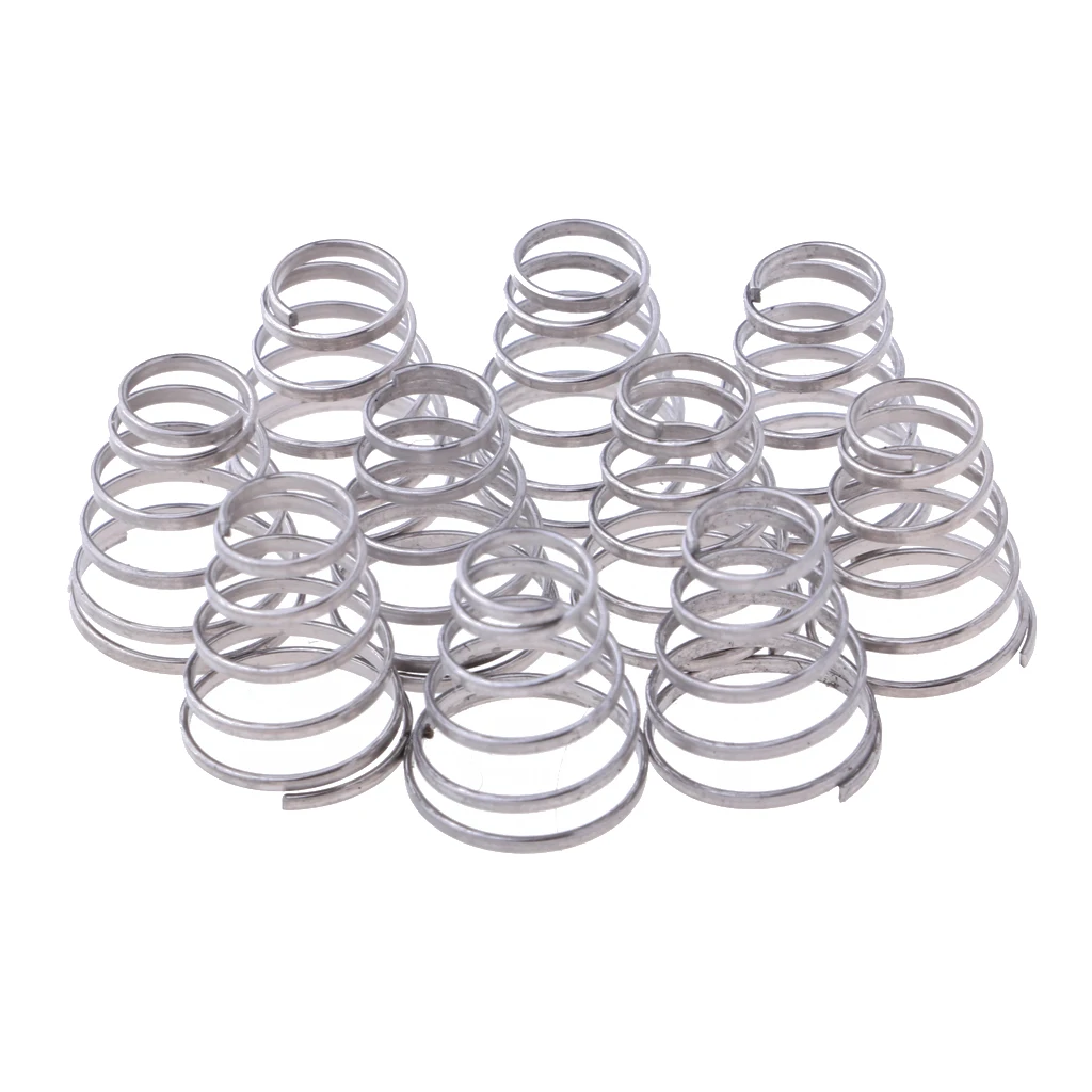 10 Count Replacement Springs for Bike Wheel Skewer Quick Release Springs