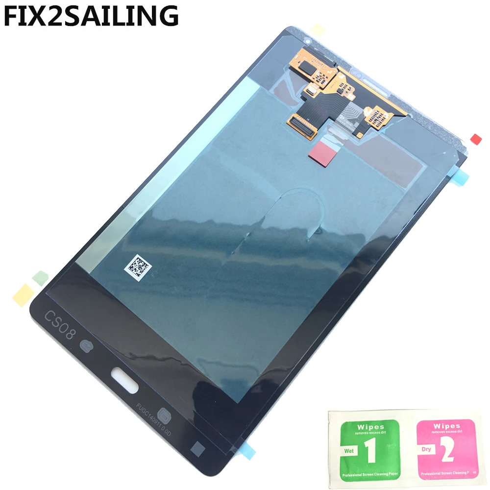 

LCD Display with Touch Screen Digitizer Sensors Full Assembly Panel For Samsung GALAXY Tab S T705 3G 8.4" Black/White