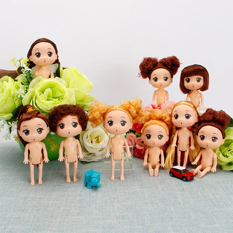 

Kids Toys 12cm Interactive Baby Dolls Toy Gold Hair Mini Doll for Girls and Boys Hot Dolls for Girls Toys