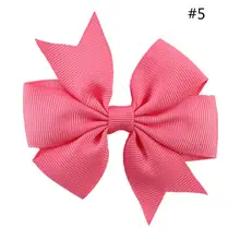 Бабочка Бутик ленты с зажим для волос заколки дети девушка женские аксессуары Заколки для волос челнока SP25