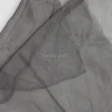 Горячая Серебряное волокно Ткань экранирующая ткань Серебряное волокно проводящая сетка ткань материал блокирующий рчид