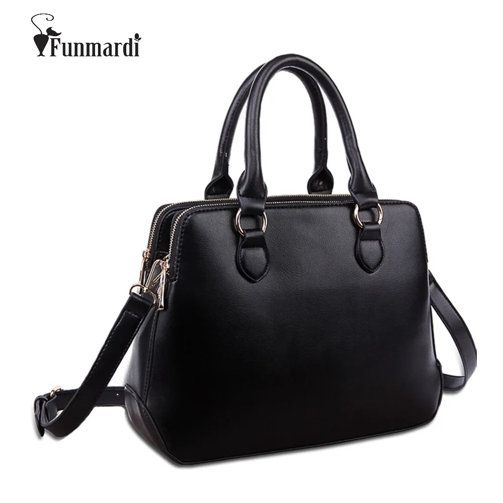 Hot sale Three tier design PU leather handbags High capacity women bags Simple fashion leather bags