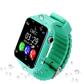 

Children Security Anti Lost GPS Tracker Waterproof Smart Watch V7K 1.54'' Screen Camera Kid SOS Emergency Android IOS