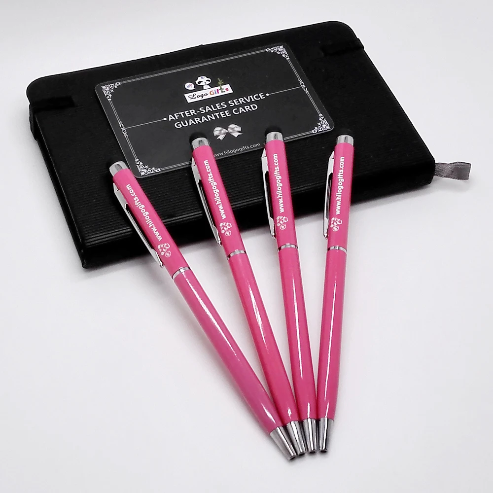 

Colorful metal stylus pen custom printing with your company logo and text promote your business RUSH Shipping by DHL